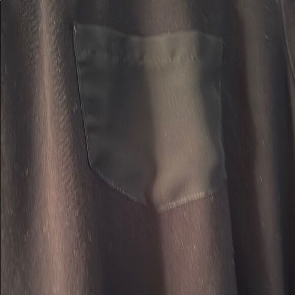 August Silk Gray Relaxed Asymmetrical Short Sleeve Tee Size M - Picture 3 of 6